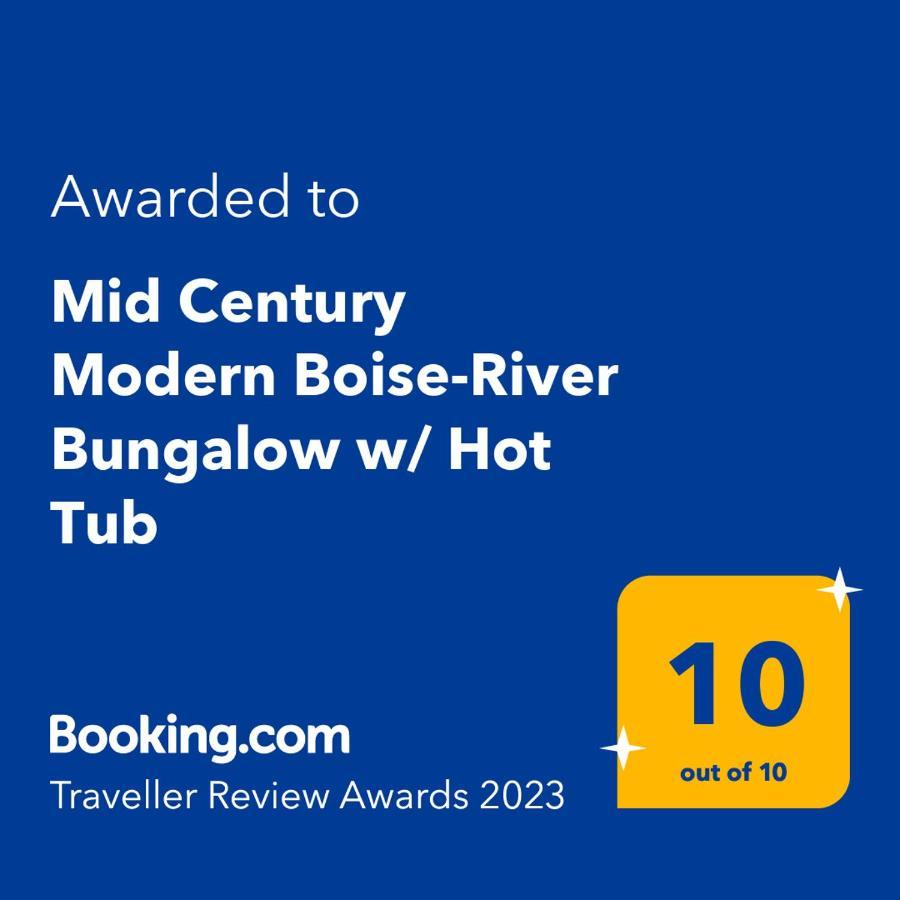 Mid Century Modern Boise-River Bungalow W/ Hot Tub Dış mekan fotoğraf